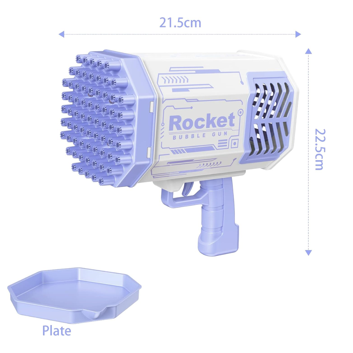 Miniatura 2 de Pistola de burbujas 456-16A